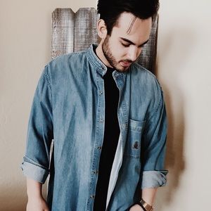 Vintage Denim Button Up